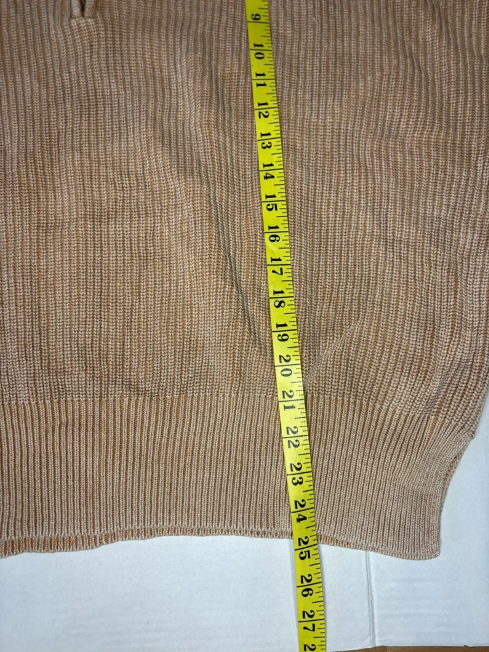 Aerie sweatshirt - tan brown quarter zip M - Picture 5 of 6